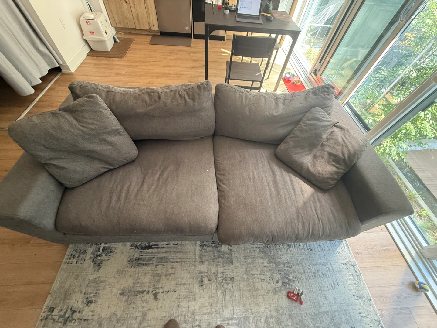 Comfortable Grey Sofa - photo 3