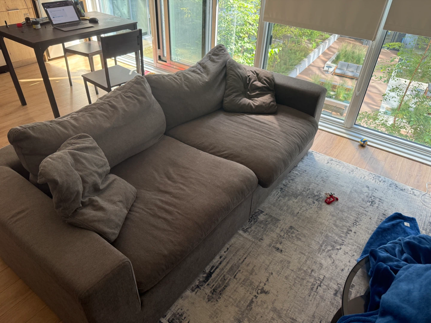 Comfortable Grey Sofa