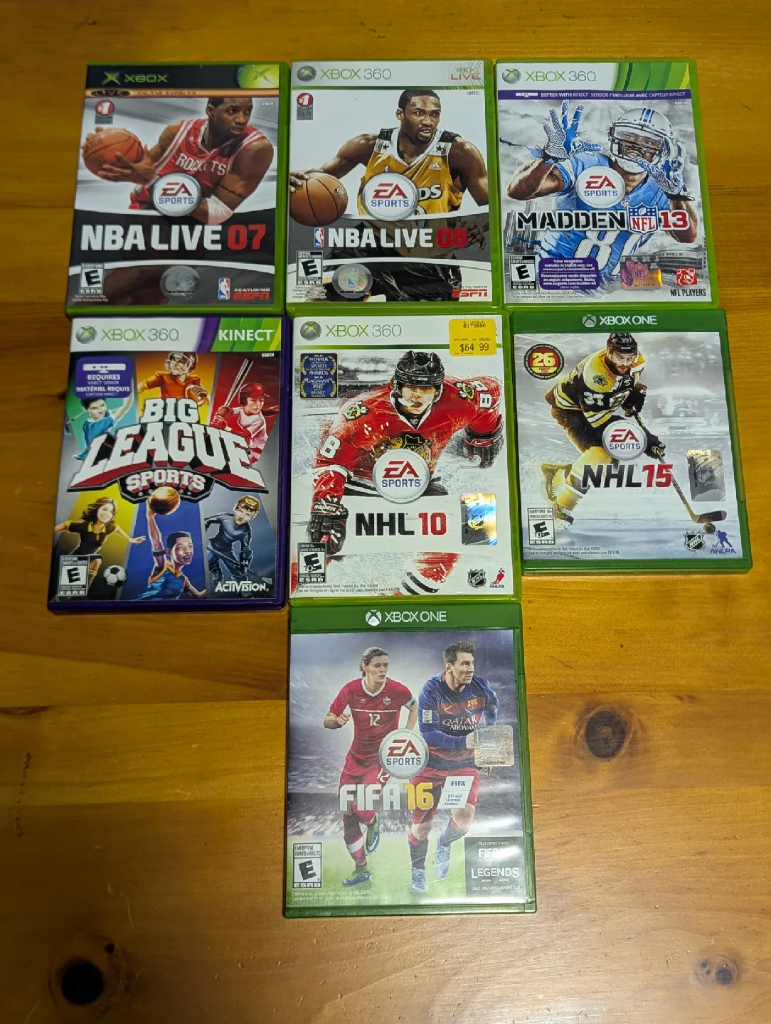 Xbox $5 Sports Games: NBA Live, Madden, NHL, FIFA thumbnail