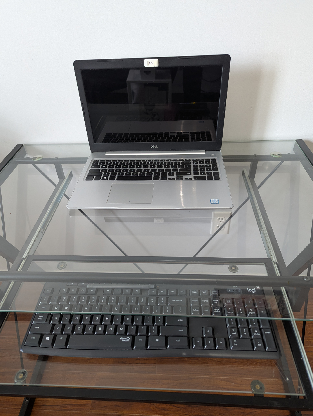 Glass Top Computer Desk - photo 2