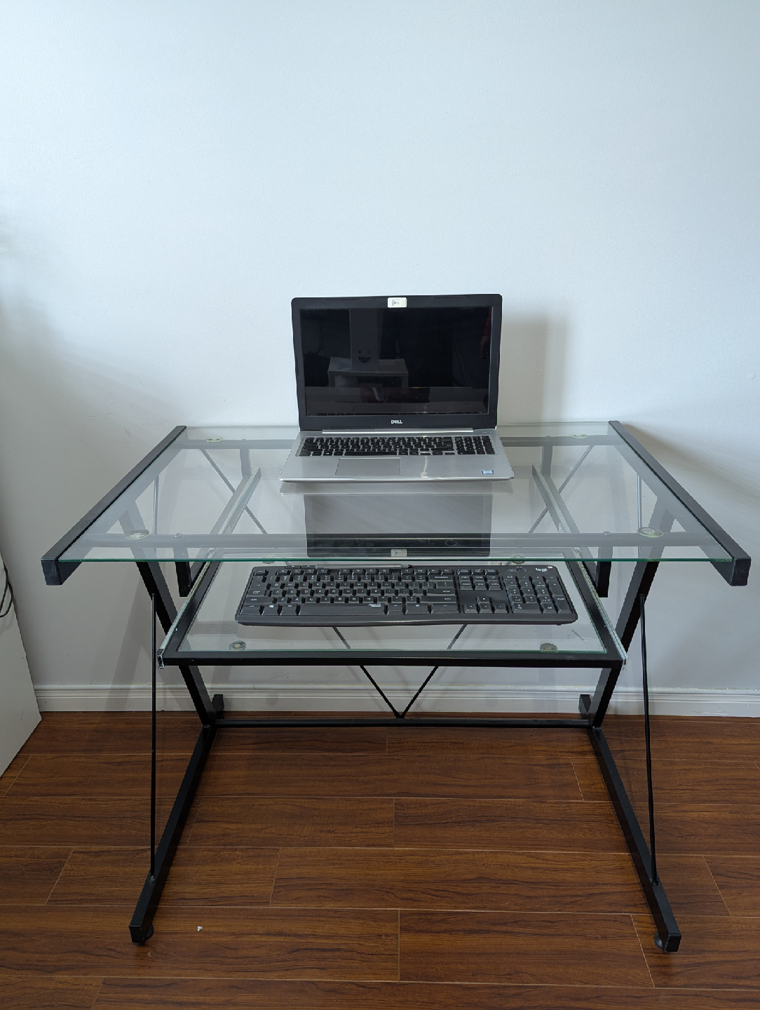 Glass Top Computer Desk - photo 3