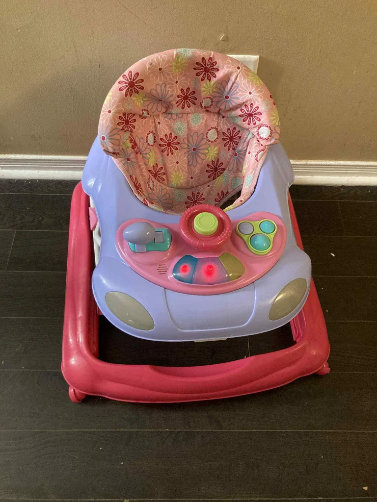 Baby Walker with Floral Seat thumbnail