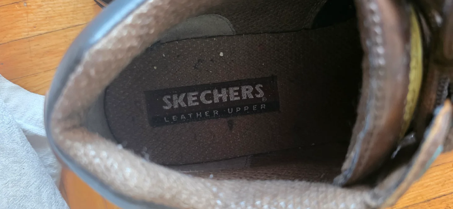 Skechers Leather Upper Brown Boots US 12 image indicator(4)