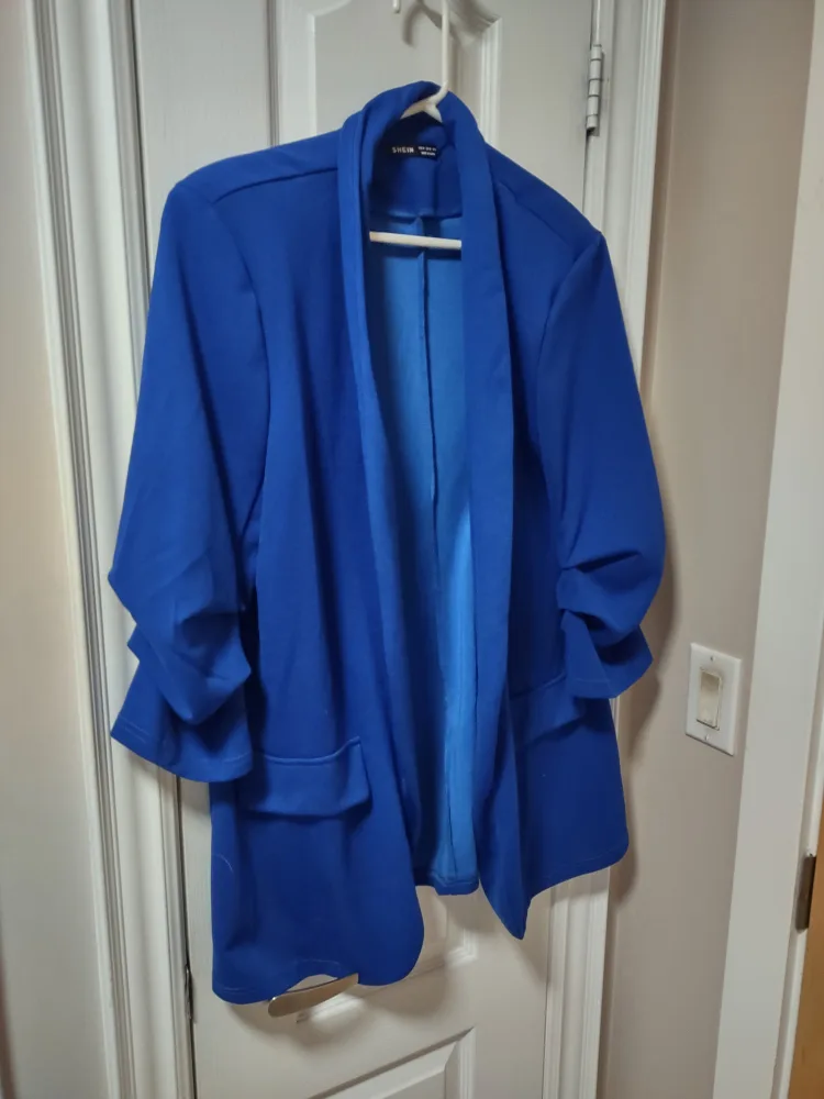 women's Blue Blazer - Size M thumbnail