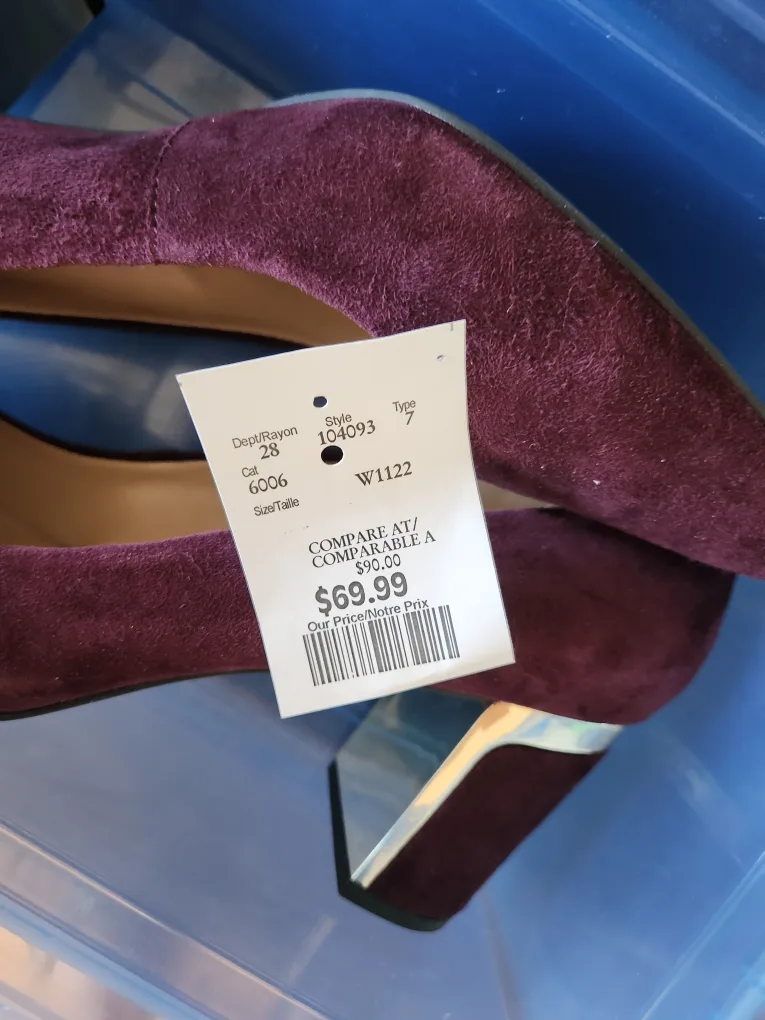 DKNY Suede Heels - Size 10 image indicator(5)