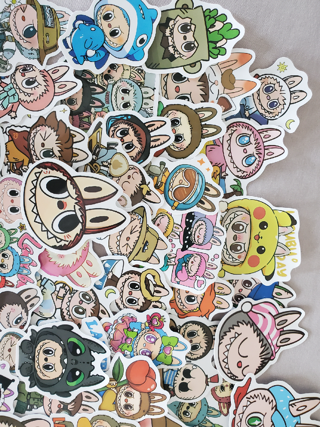 labubu stickers set of 100 - photo 3