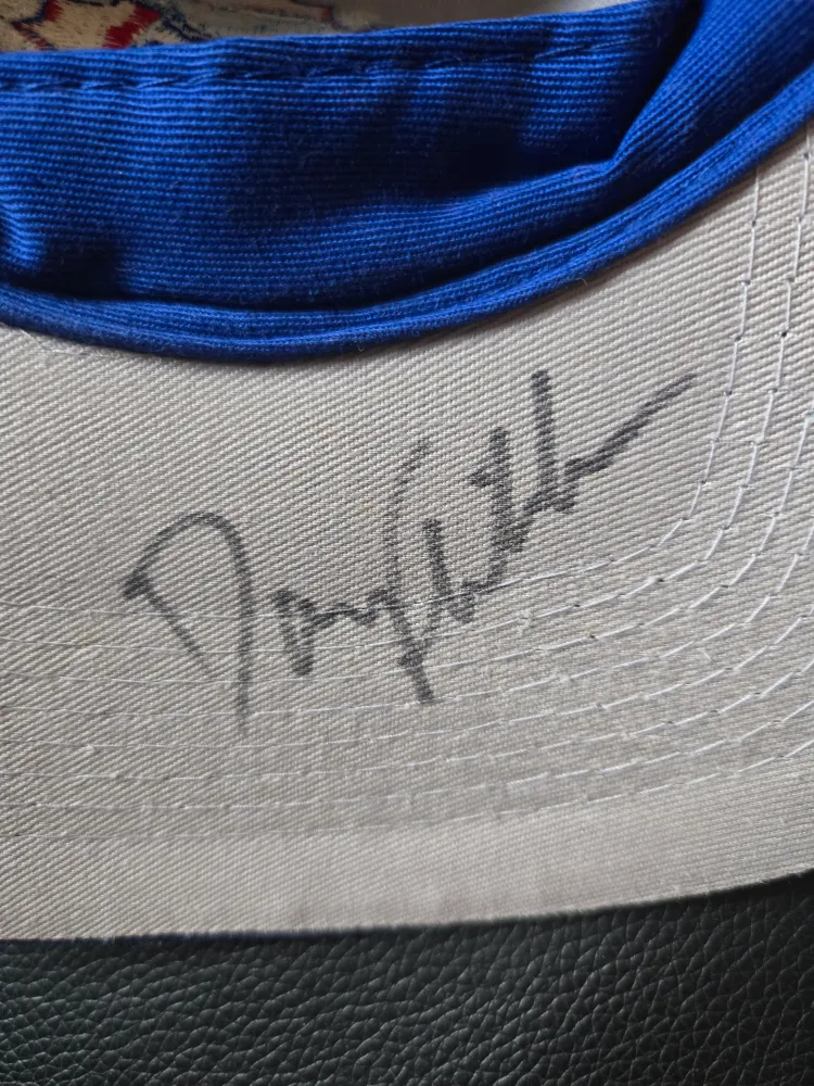 Darrin Fletcher Signed Blue Jays HAT 1990'S thumbnail
