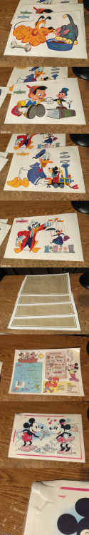 Vintage Mickey Mouse and Friends Puzzles, playmats Stationery - photo 5