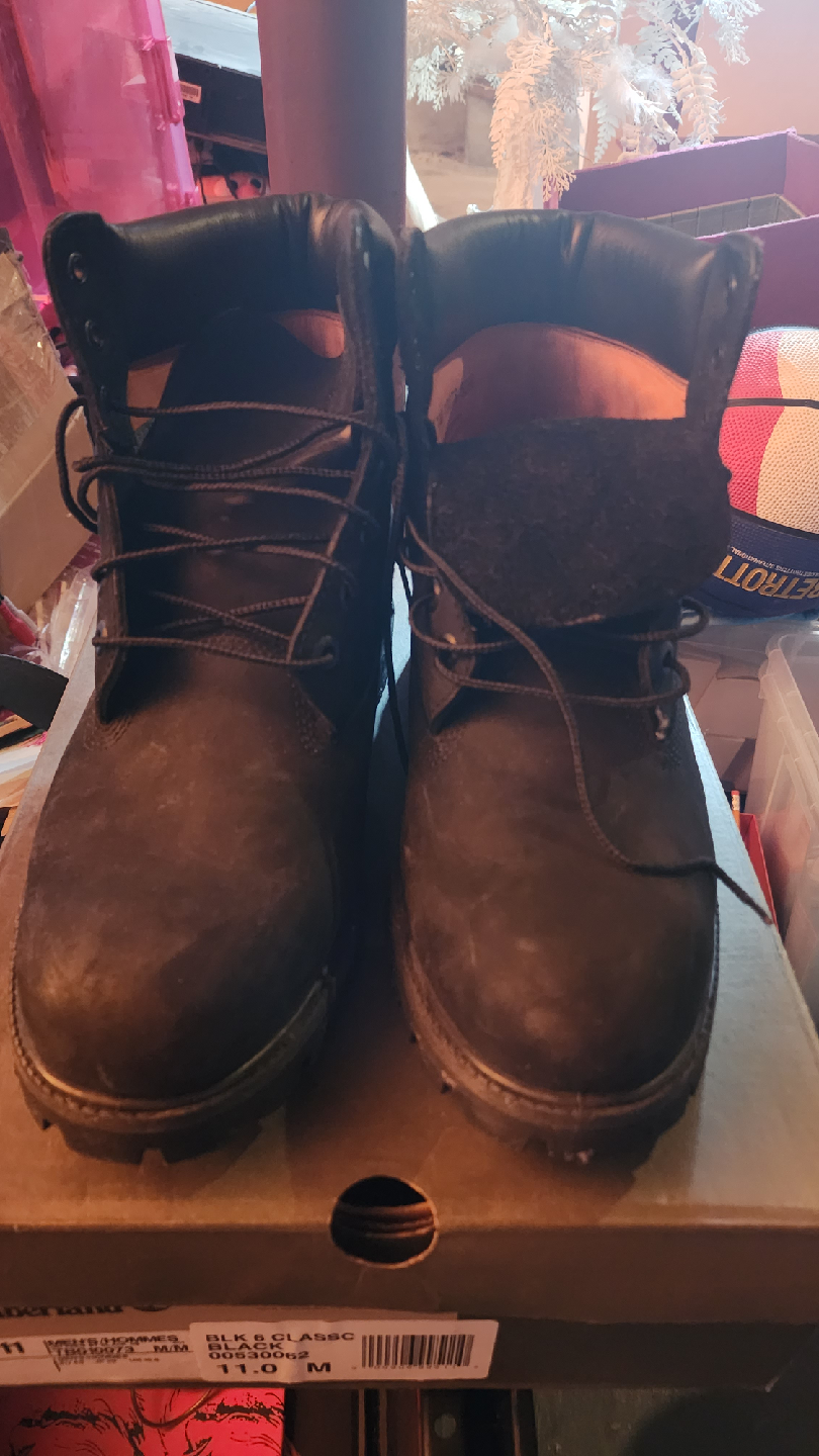 Timberland BLK 6 CLASSIC Black Boots - Size 11 - photo 2