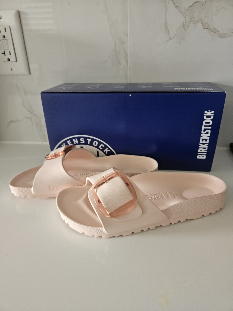 Birkenstock Madrid Big Buckle EVA Slide, Size 7, Rose - photo 2
