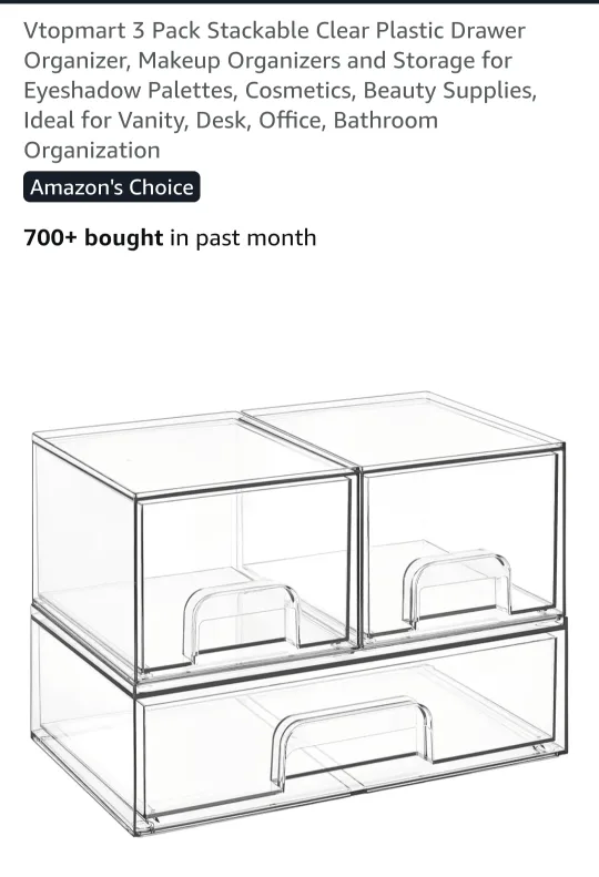 set of 3 clear organizers*new* thumbnail