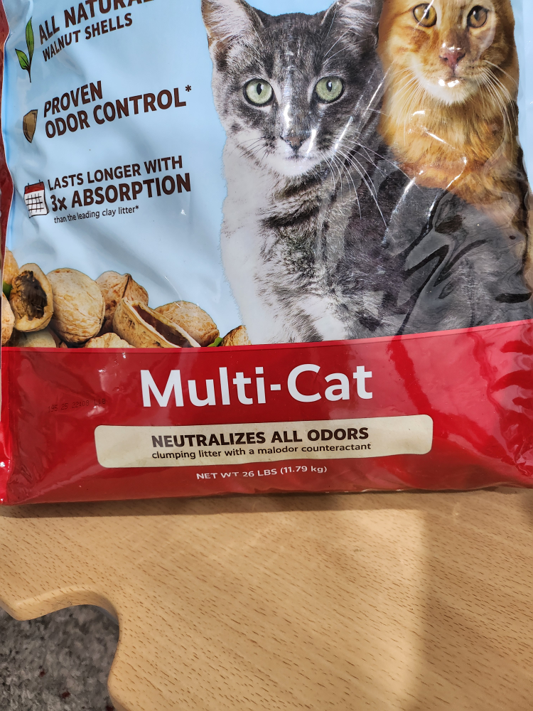 Naturally Fresh Multi-Cat Walnut Shell Litter - 26 lbs - photo 2