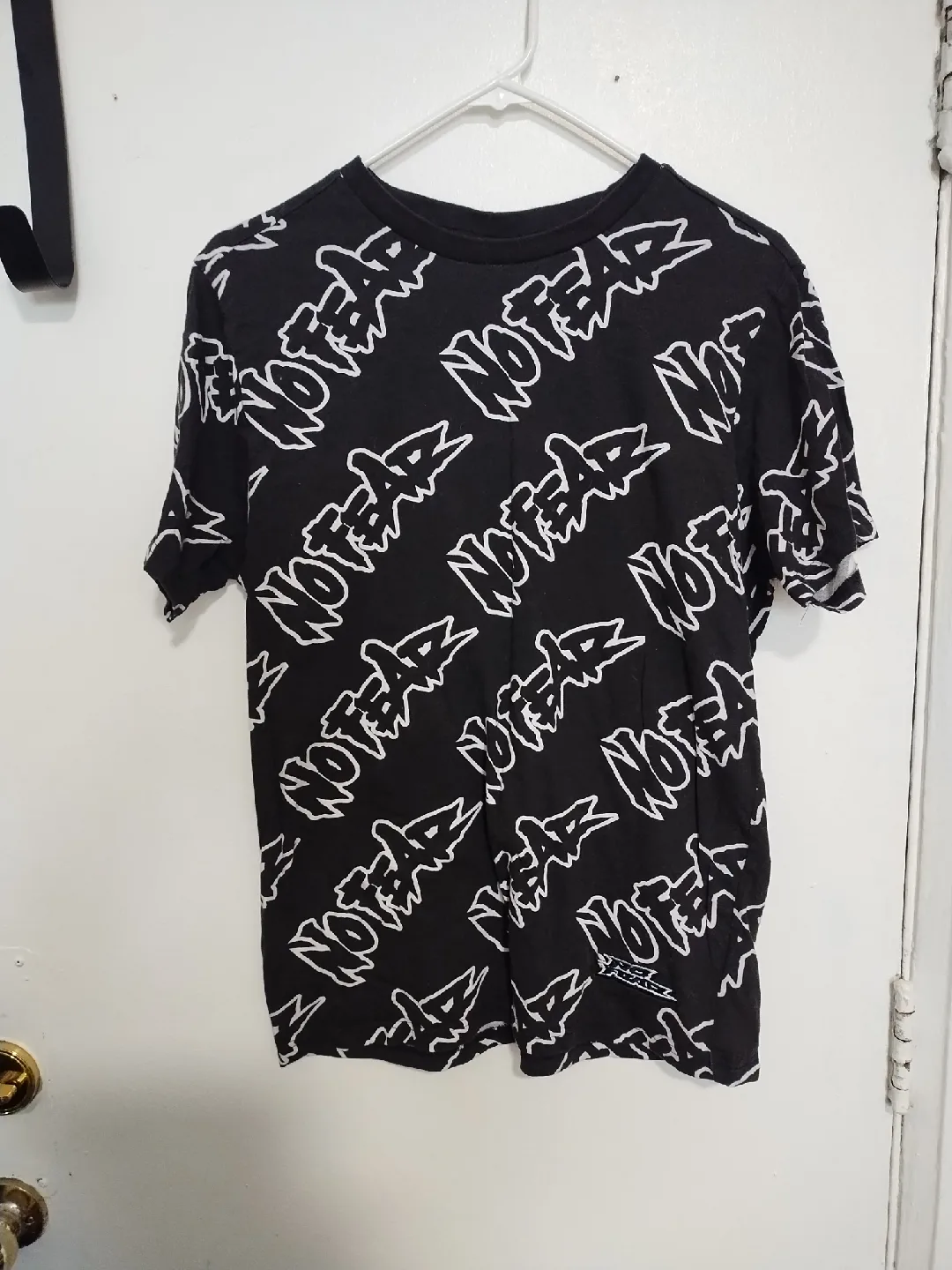 No Fear Black & White Graphic Tee - Size Small thumbnail