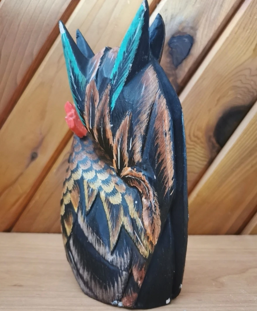 Vintage Handcarved Rooster - photo 3