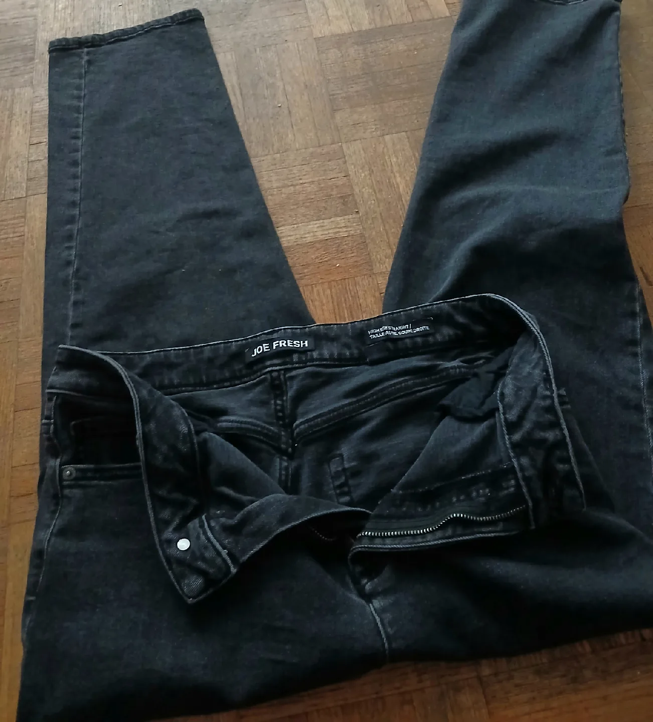 Joe Fresh High Rise Straight Jeans thumbnail