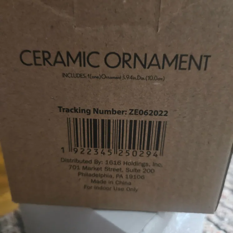 Heavy Ceramic  Christmas Tree Ornament Fur-Ever image indicator(5)