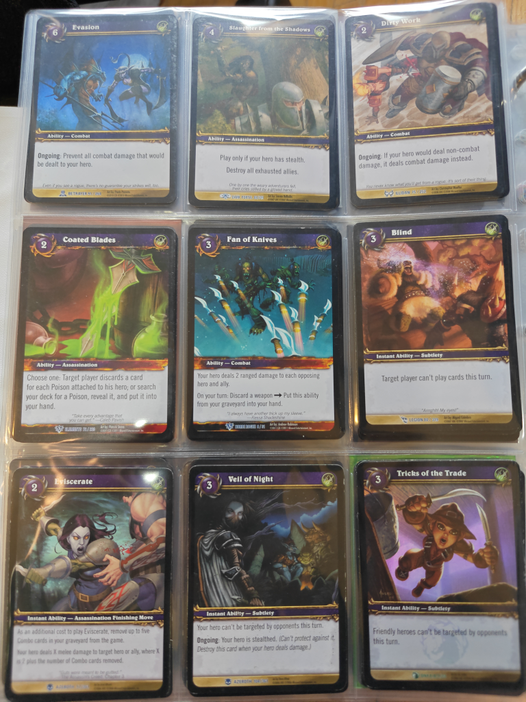 World of Warcraft TCG Cards (Rogue) - photo 4