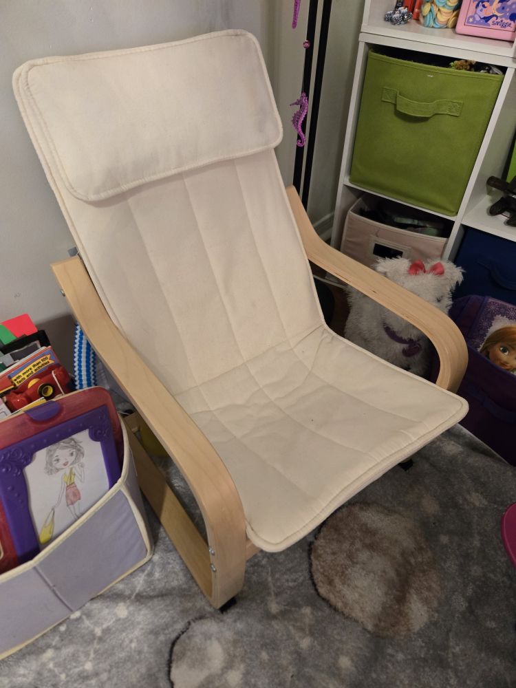 IKEA Kid's Poang Chair - Cream