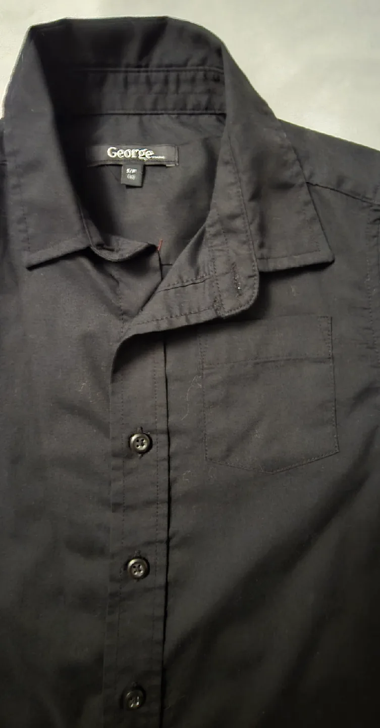 🥕 Boys George Black Dress Shirt! - Size 6 image indicator(2)