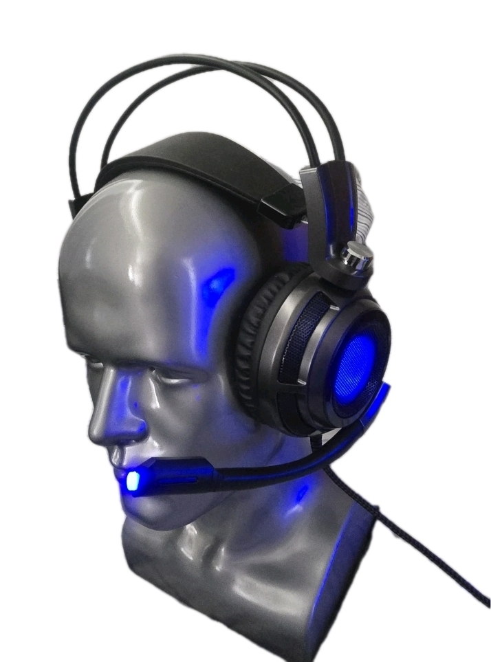 Wired RGB Lights Extreme Gaming Over-Ear Headset