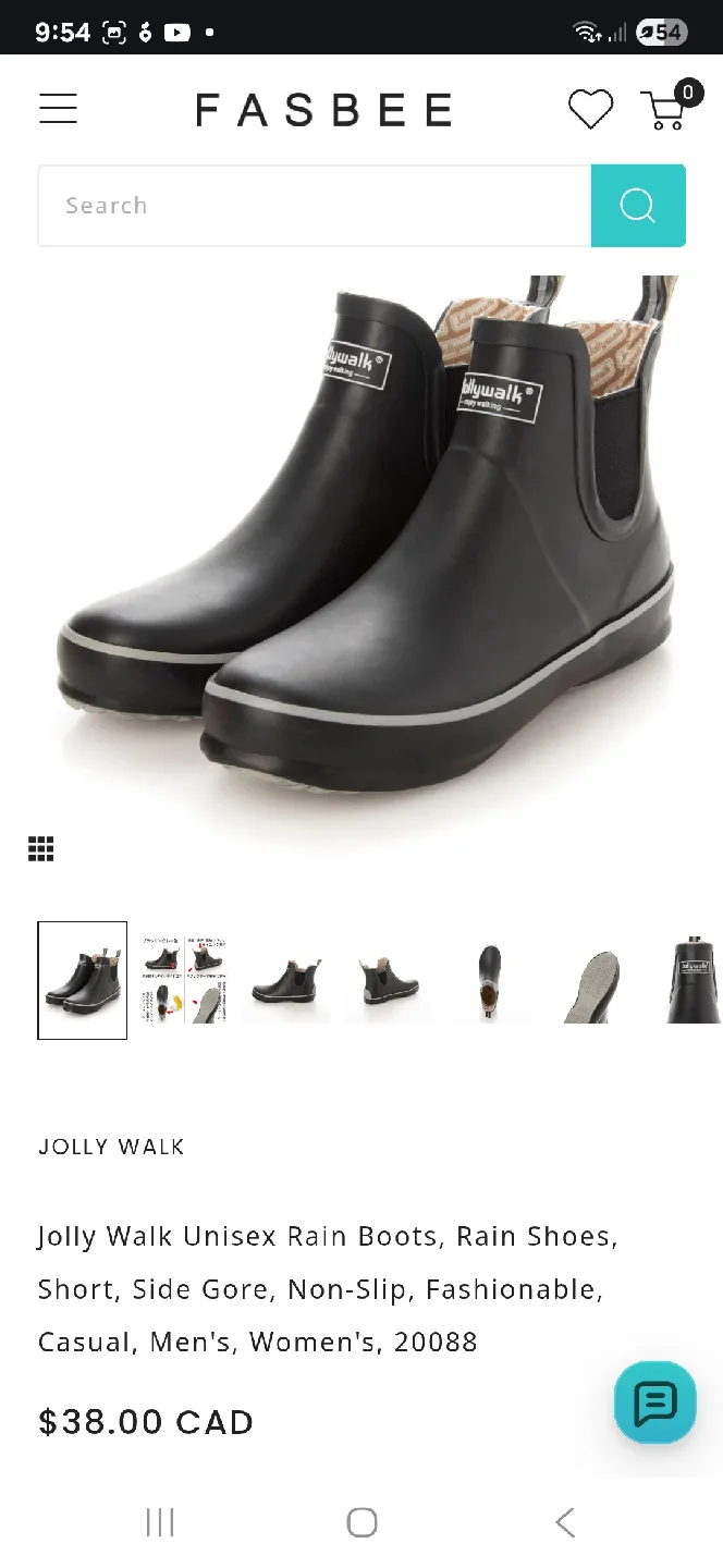 Jollywalk Ankle Rain Boots - Size 6.5 image indicator(4)