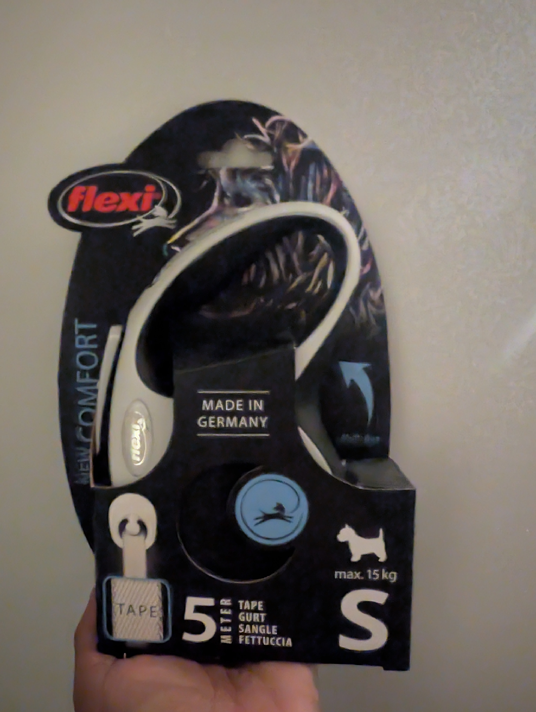 New Flexi New Comfort Retractable Dog Leash - Size S