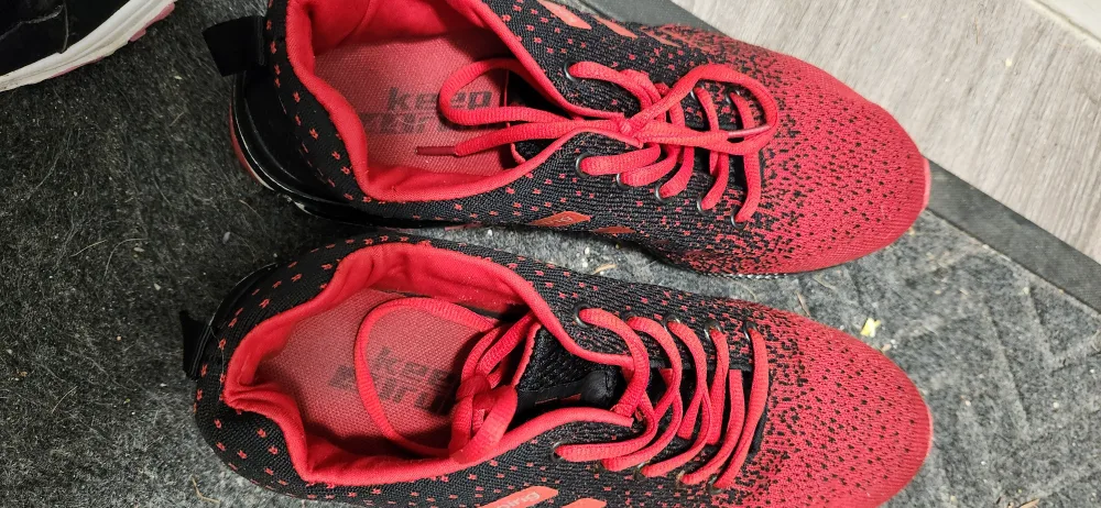 Keep Running Red & Black Runners thumbnail