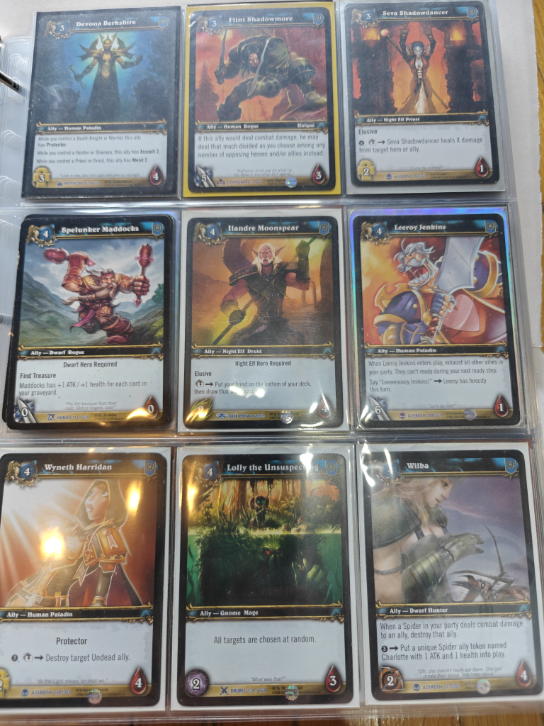 World of Warcraft TCG Cards (Alliance) - photo 2