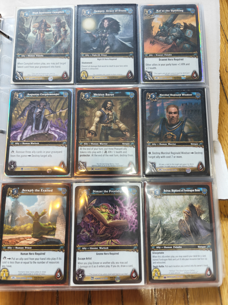 World of Warcraft TCG Cards (Alliance) - photo 3