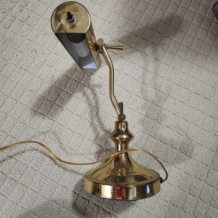 Brass Banker's Desk Lamp piano etc image indicator(5)