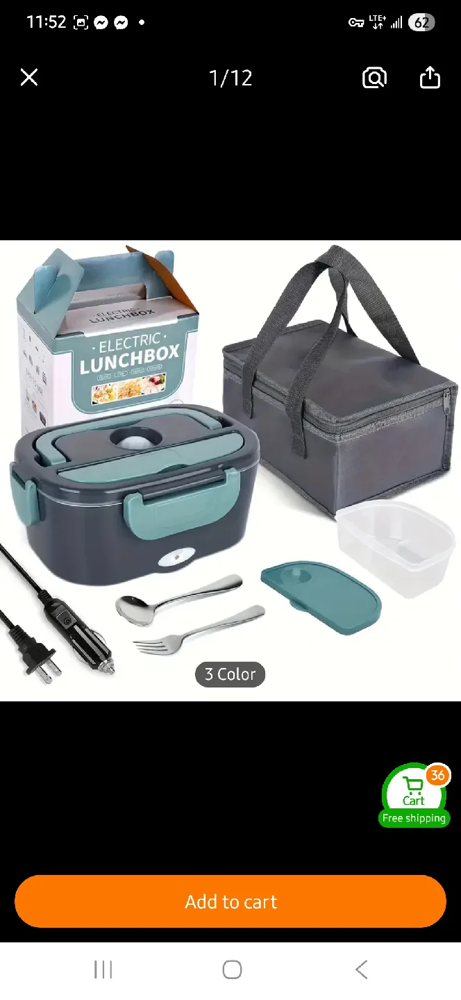 NEW Electric Lunchbox with Carrying Bag ✨️ thumbnail