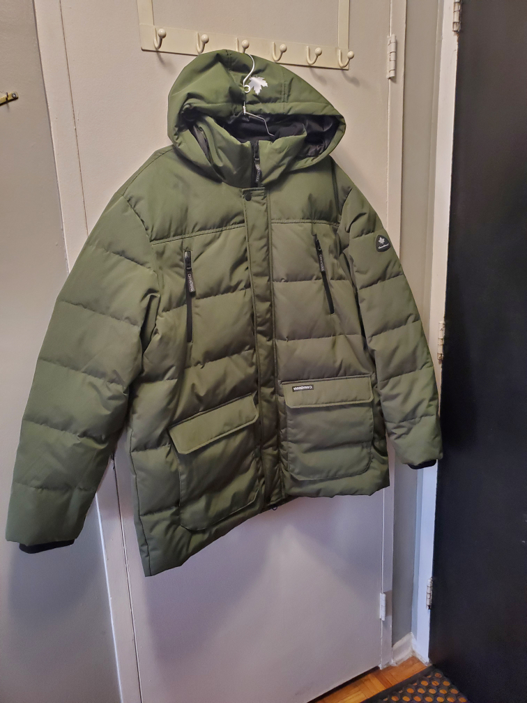 Men's Warm Winter Jacket Canada Size 2XL  New
