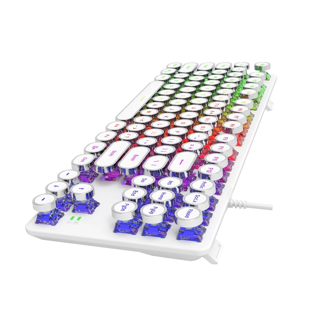 Mechanical Keyboard - Retro Steampunk Style image indicator(2)