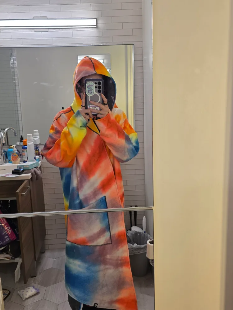 Electro Threads Tie Dye Loungewear Robe image indicator(3)