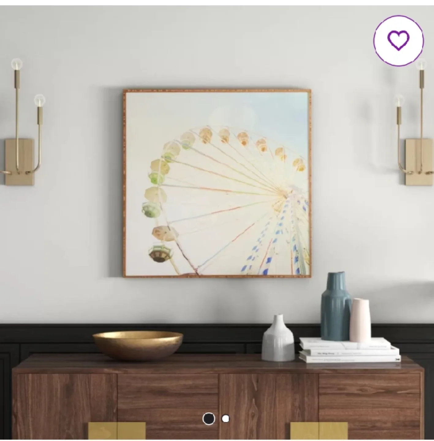 🥕🥕Happe Monkee " Ferris Wheel " Wall Art 🥕🥕 thumbnail