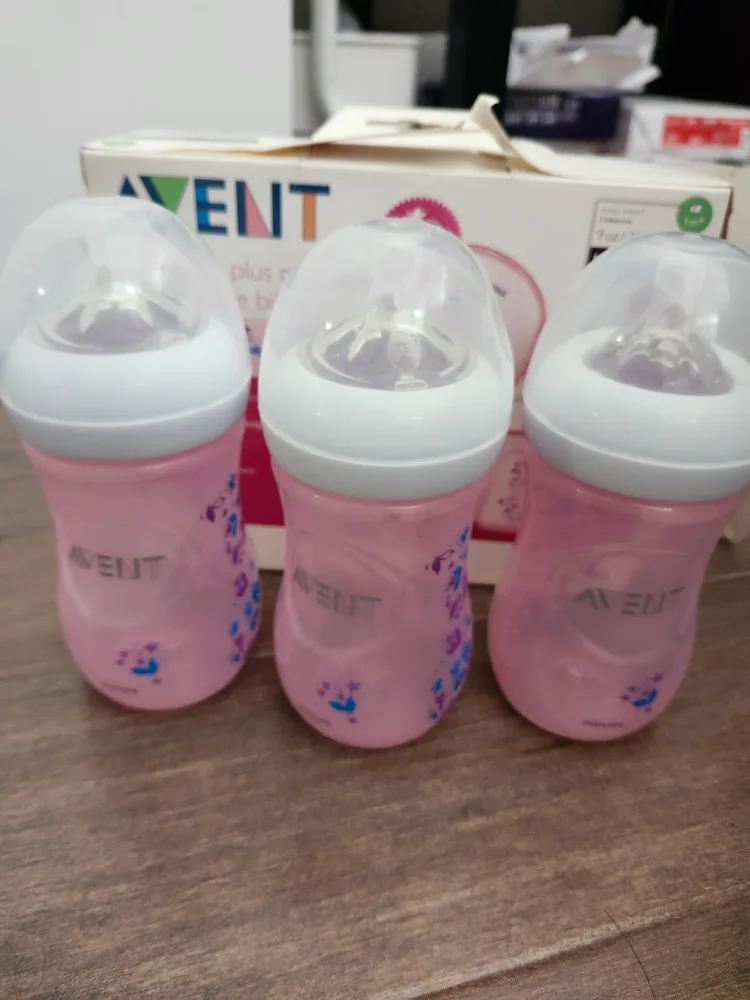 Philips Avent Natural Baby Bottles, 9oz, 3-pack image indicator(3)