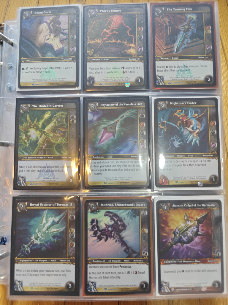 World of Warcraft TCG "Raid Rares" Cards - photo 5
