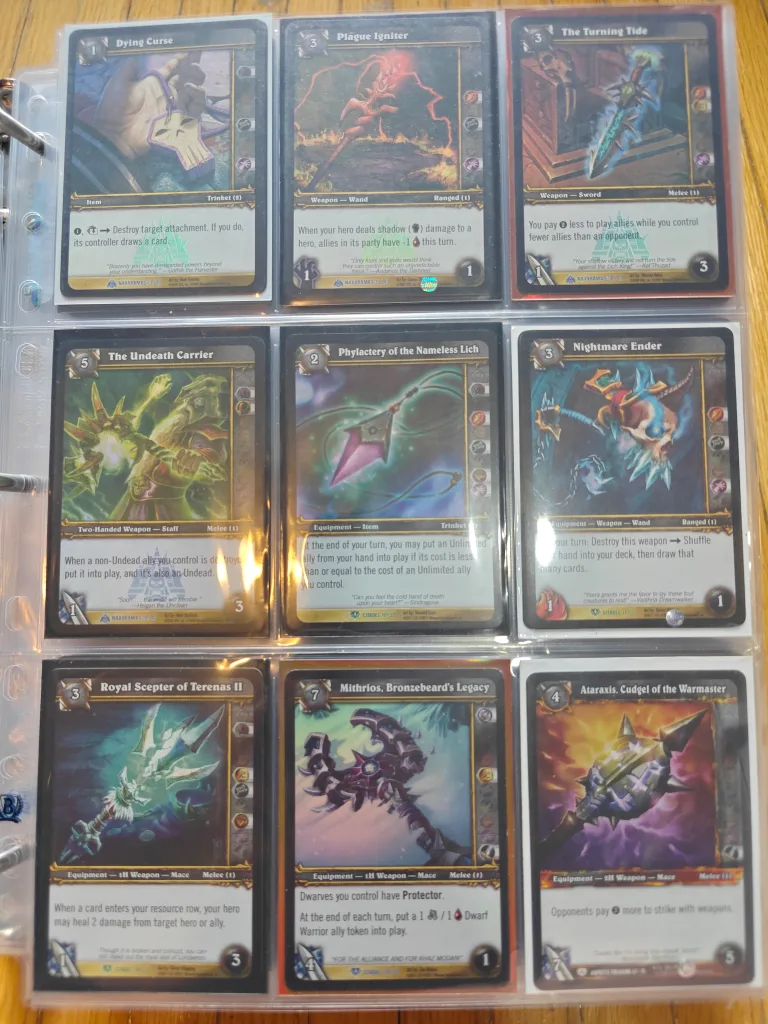 World of Warcraft TCG "Raid Rares" Cards image indicator(5)