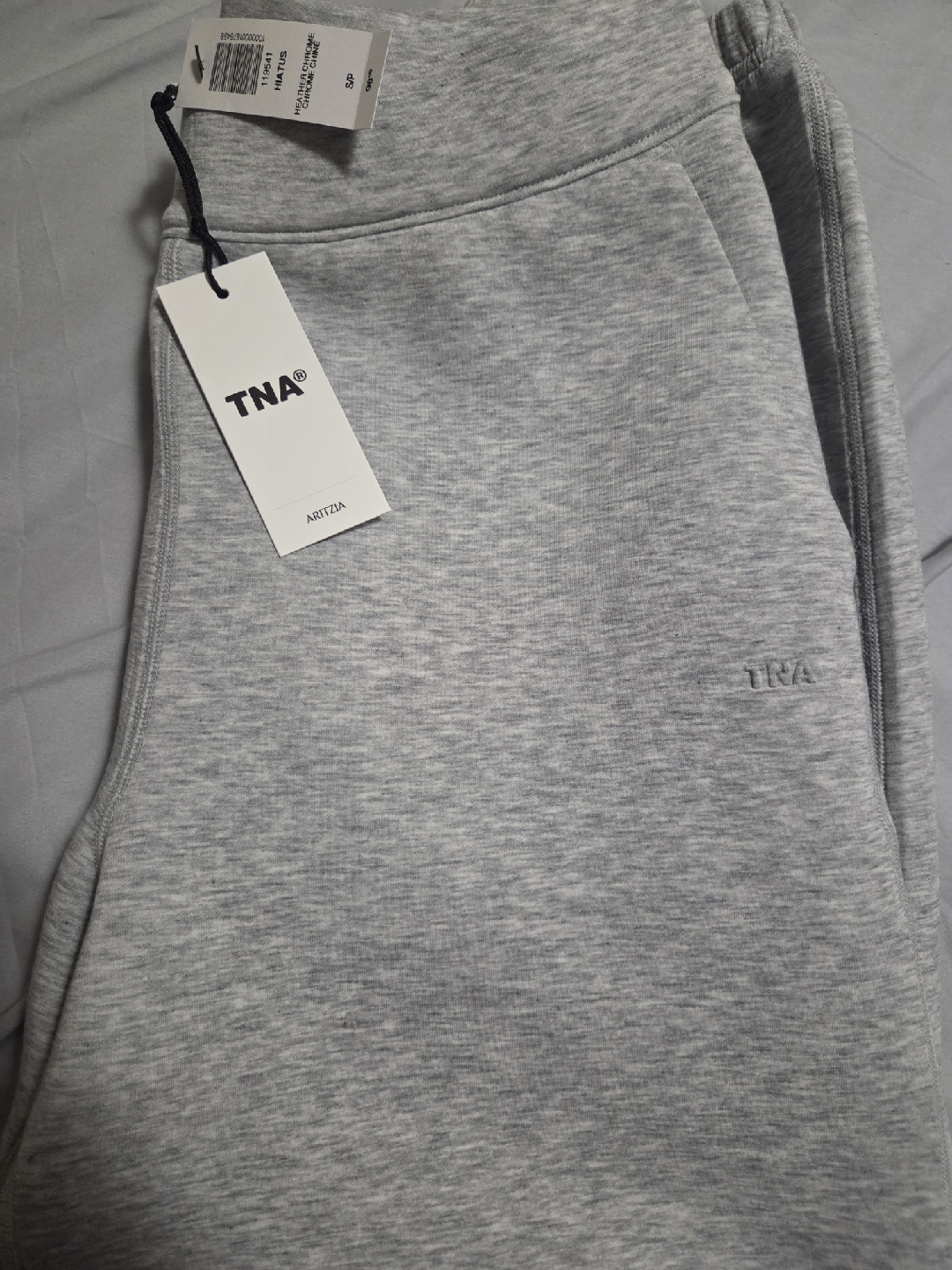 New TNA Arritzia Hiatus Heather Chrome Joggers - S - photo 3