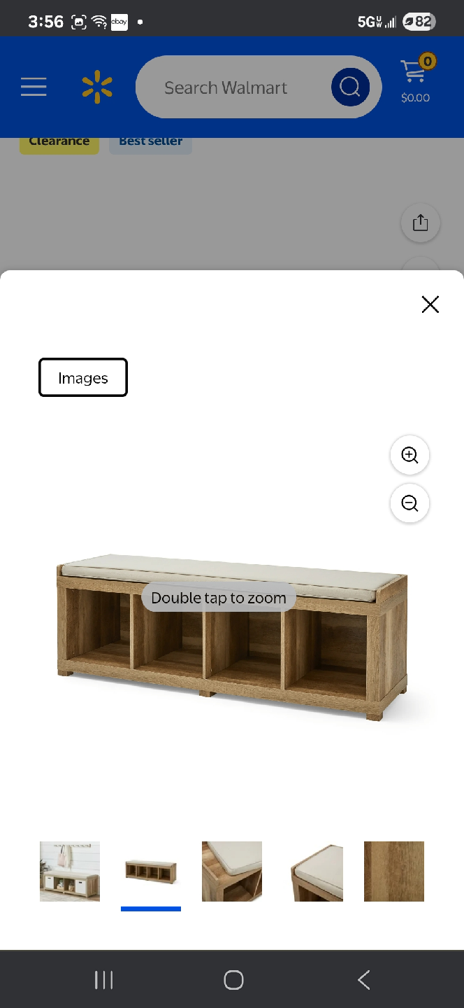 Better Homes & Gardens 4-Cube Organizer Bench - photo 3