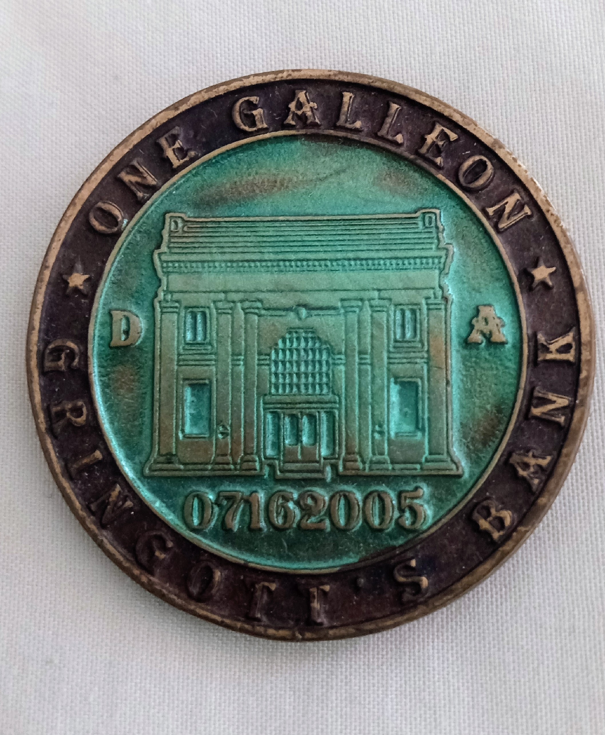 Dumbledore's Army Galleon Coin - photo 2