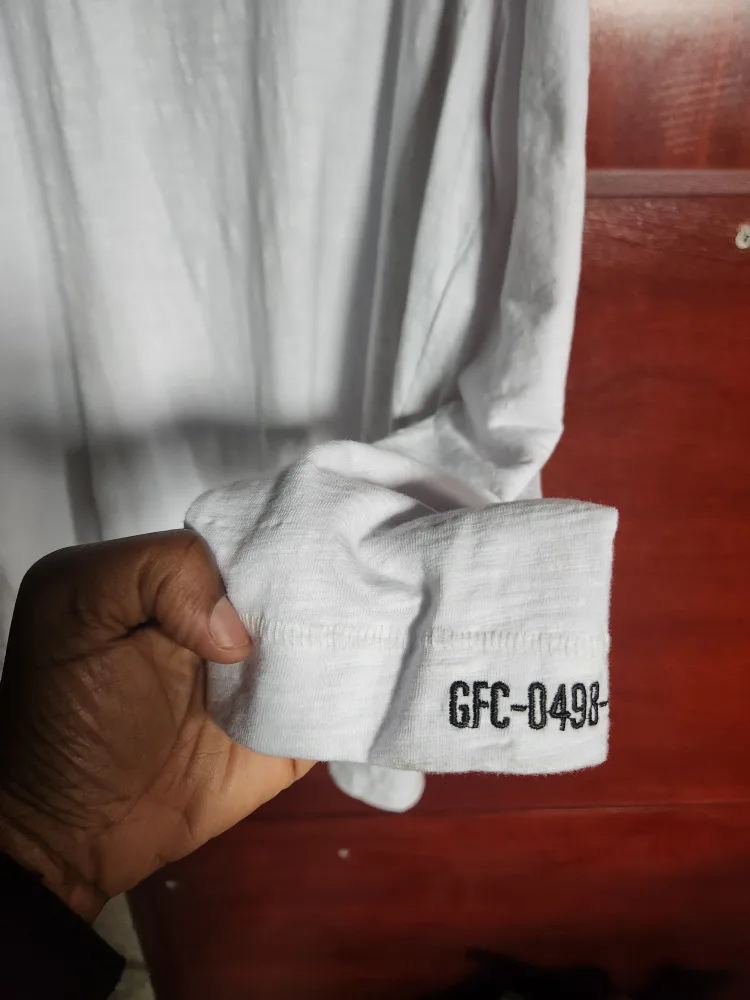 New G.F.C. White Long Sleeve Shirt - Size 2XL image indicator(2)