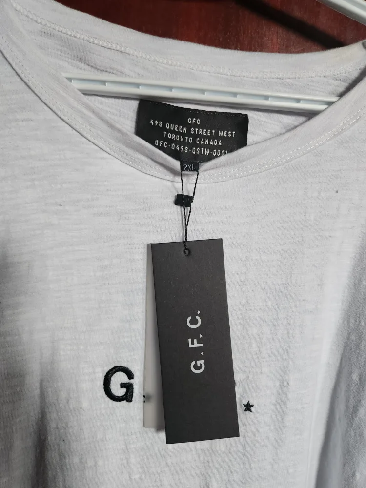 New G.F.C. White Long Sleeve Shirt - Size 2XL image indicator(3)