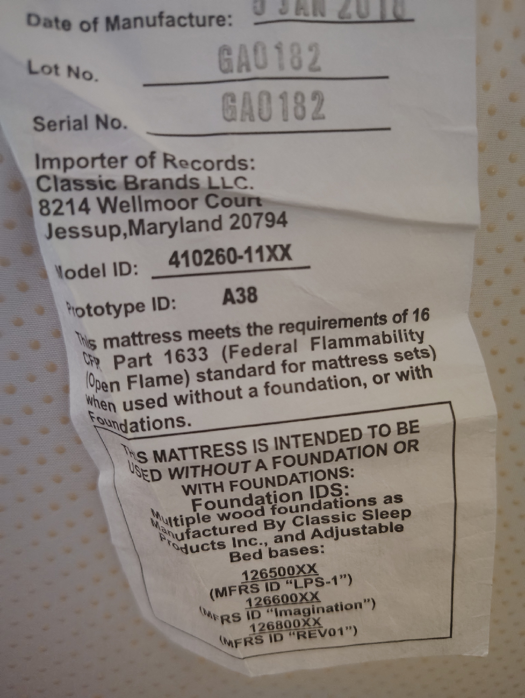 QUEEN Mattress 7 in. thick Roost Sleep Cool memory - photo 2