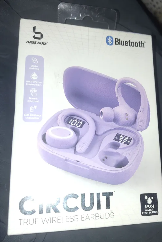 Brand New! Bass Jaxx water resistant Bluetooth Ear Buds thumbnail