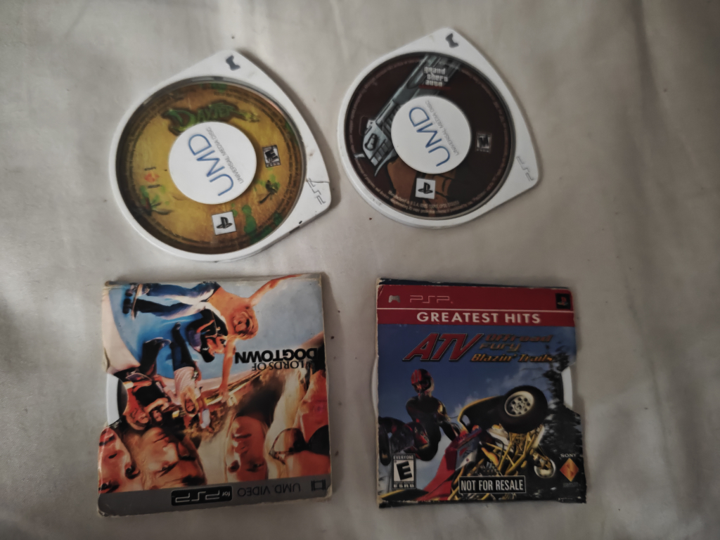 PSP UMD Games - ATV Fury & Lords of Dogtown Grand Theft Auto