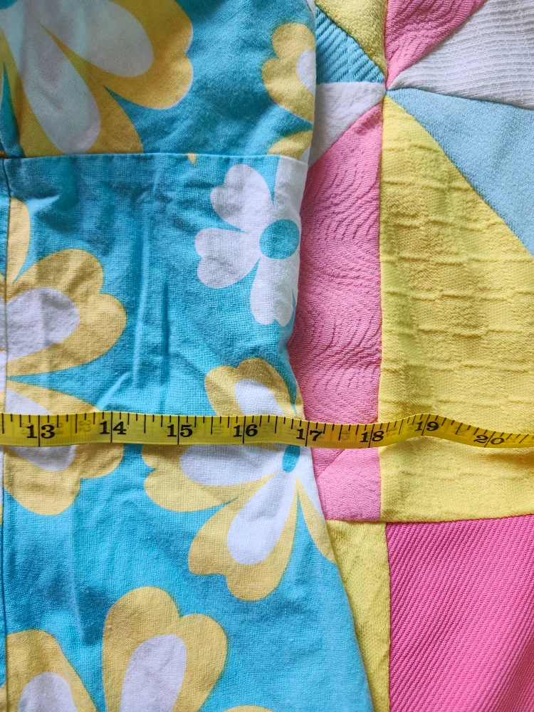 y2k blue floral halter dress image indicator(7)