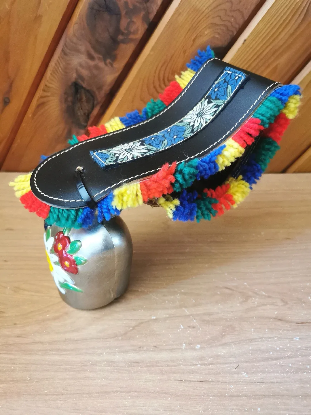 Swiss Brass Cow Bell Decor image indicator(4)