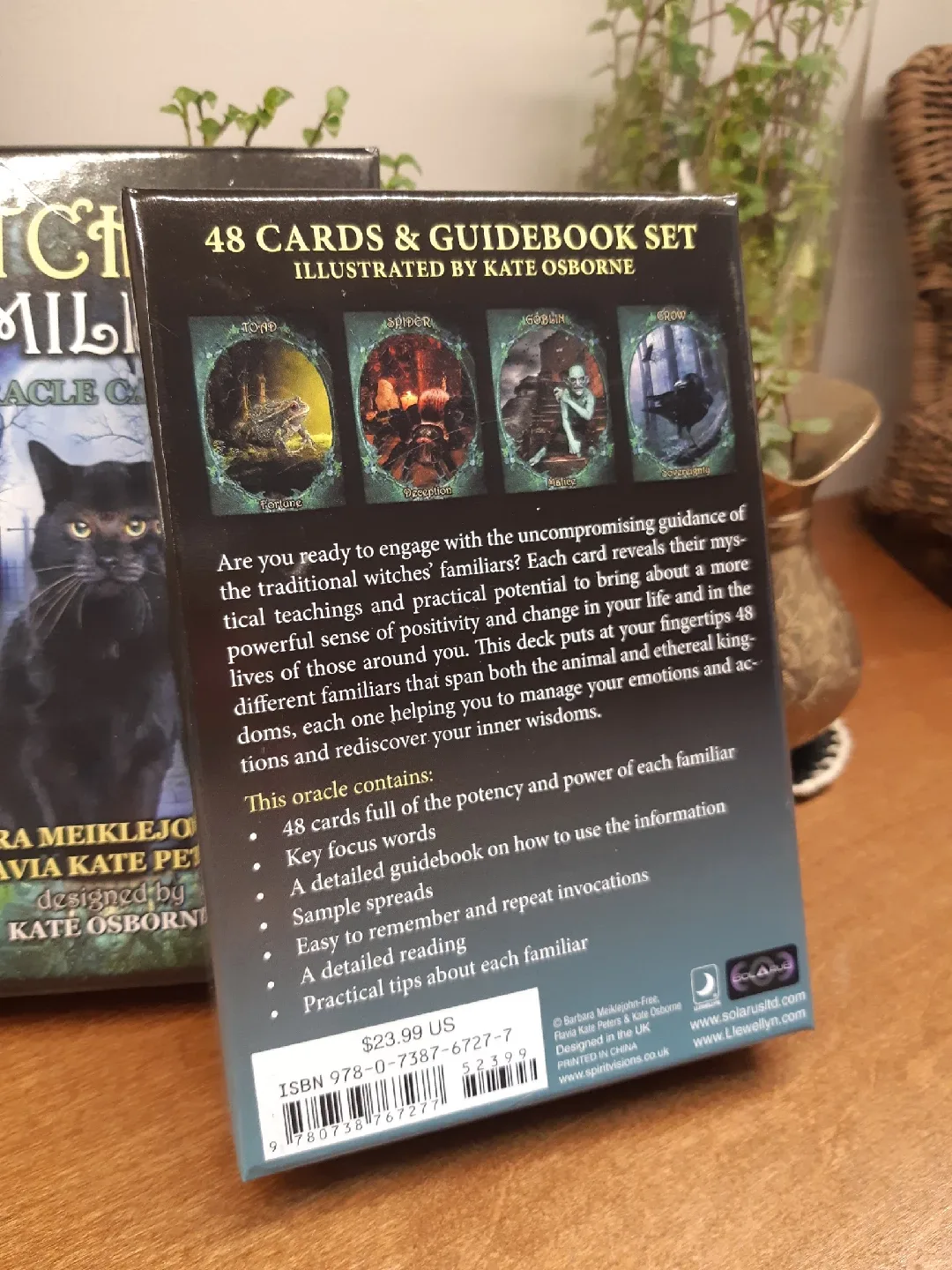 "Witches' Familiars Oracle Cards" deck image indicator(5)