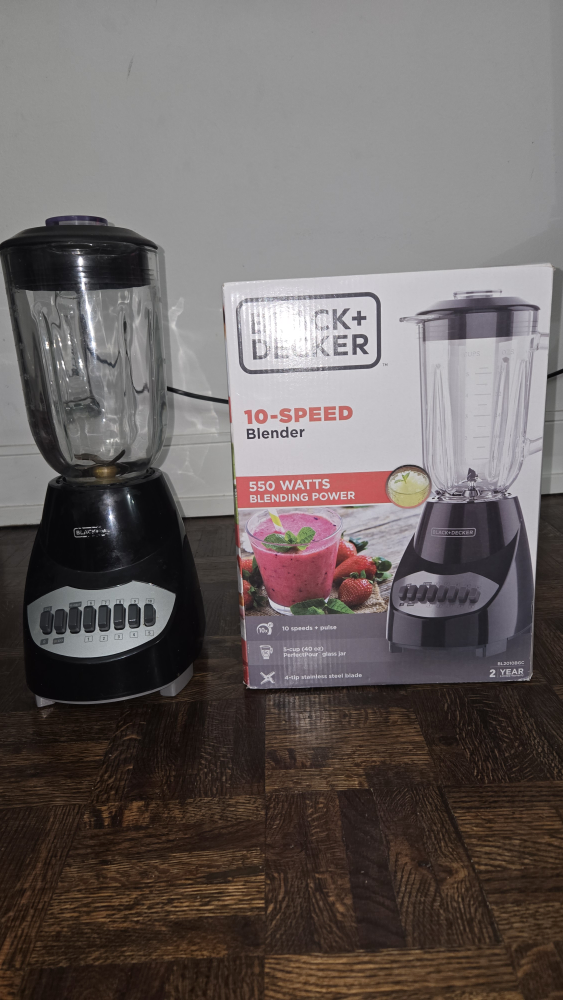 Black+Decker 10-Speed Blender, 550 Watts